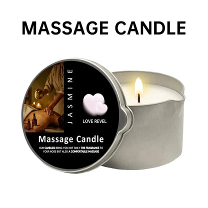 2-in-1 Rose Candle & Body Oil – Aromatherapy & Skin Nourishing Candle