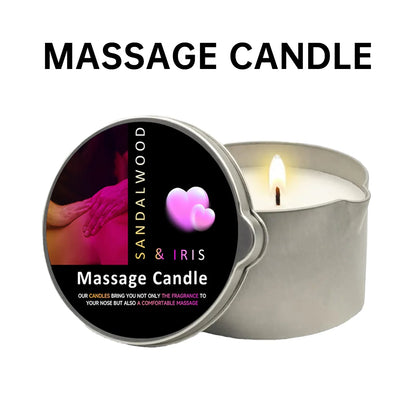 2-in-1 Rose Candle & Body Oil – Aromatherapy & Skin Nourishing Candle