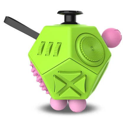 12-Sided Anti-Stress Fidget Cube – For ADHD, Autism & Anxiety