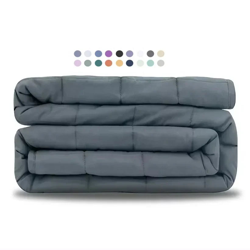 15lb–25lb weighted blanket – stress & anxiety relief for adults, autism-friendly