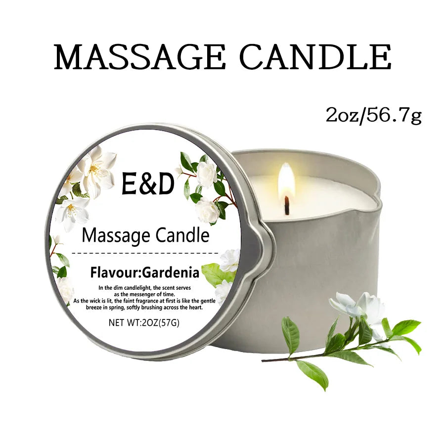 2-in-1 rose candle & body oil – aromatherapy & skin nourishing candle