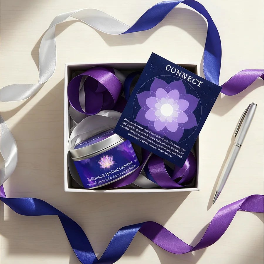 divine guidance – 3oz mindful aromatherapy candle for relaxation