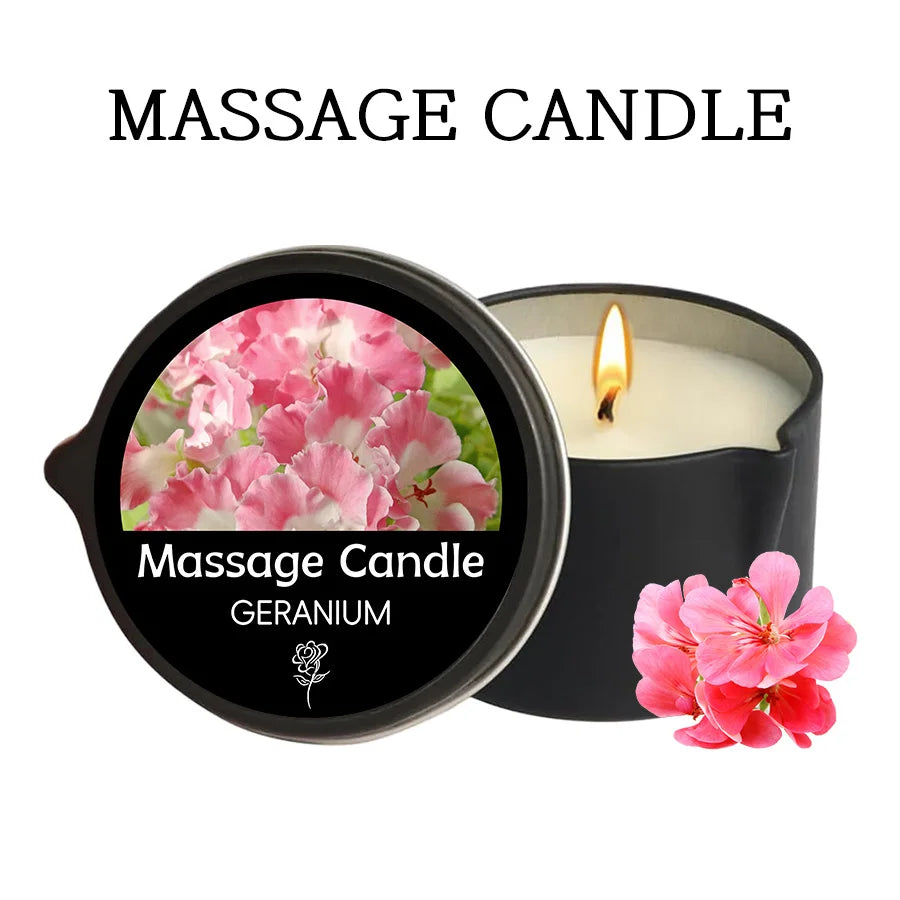 2-in-1 rose candle & body oil – aromatherapy & skin nourishing candle