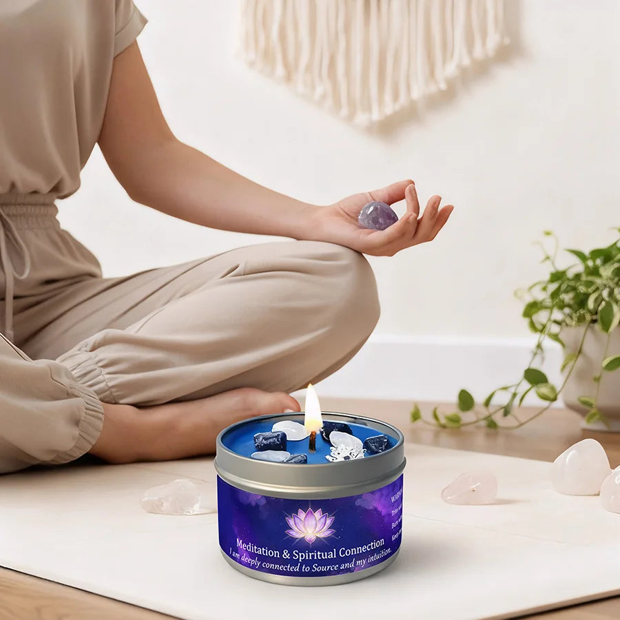 divine guidance – 3oz mindful aromatherapy candle for relaxation