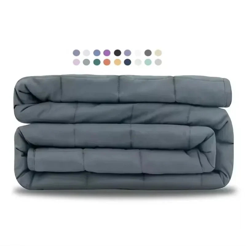 15lb–25lb weighted blanket – stress & anxiety relief for adults, autism-friendly
