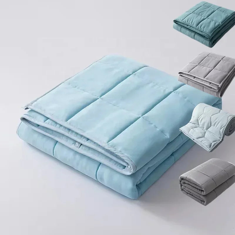 15lb–25lb weighted blanket – stress & anxiety relief for adults, autism-friendly