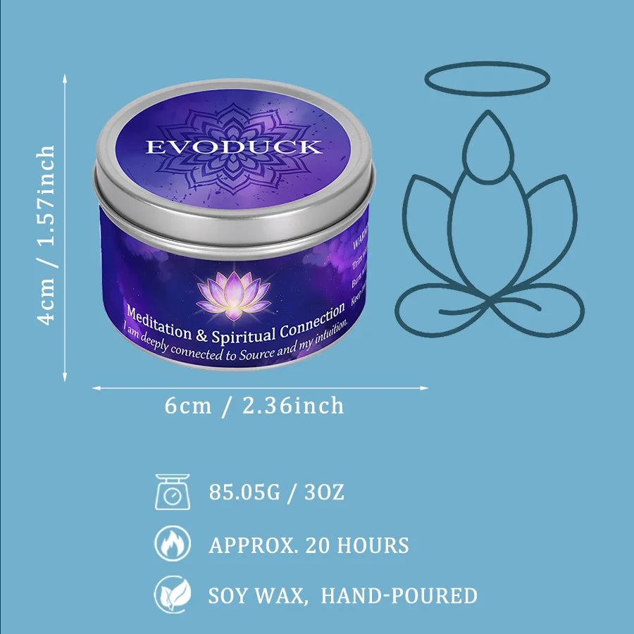 divine guidance – 3oz mindful aromatherapy candle for relaxation