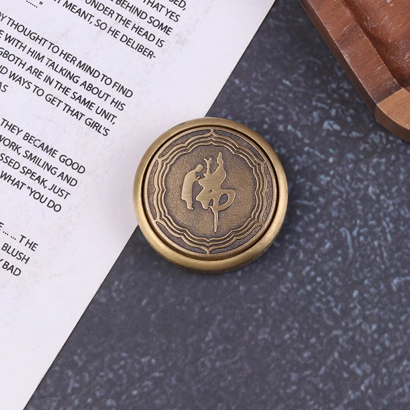 zen buddha metal fidget spinner – anxiety relief desk toy