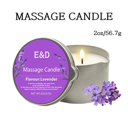 2-in-1 Rose Candle & Body Oil – Aromatherapy & Skin Nourishing Candle