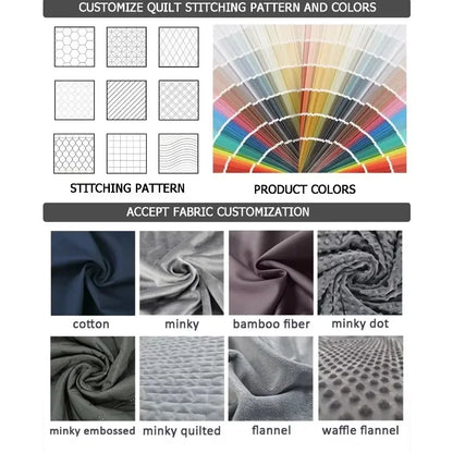 15lb–25lb Weighted Blanket – Stress & Anxiety Relief for Adults, Autism-Friendly