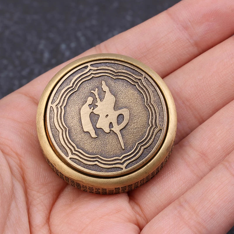 zen buddha metal fidget spinner – anxiety relief desk toy